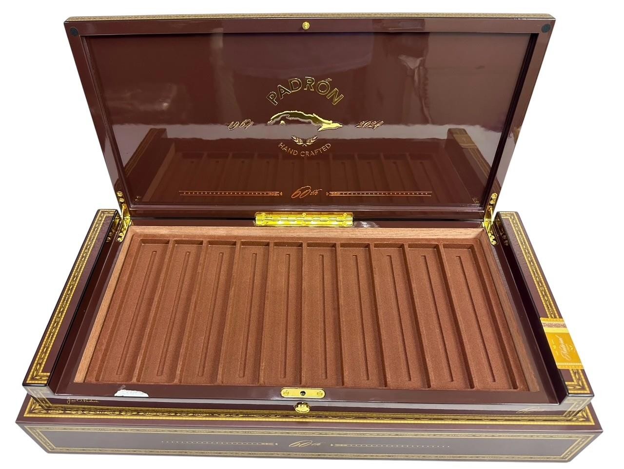Gorgeous PADRON 60th Anniversary EMPTY Cigar Box Gorgeous PADRON 60th Anniversary EMPTY Cigar Box