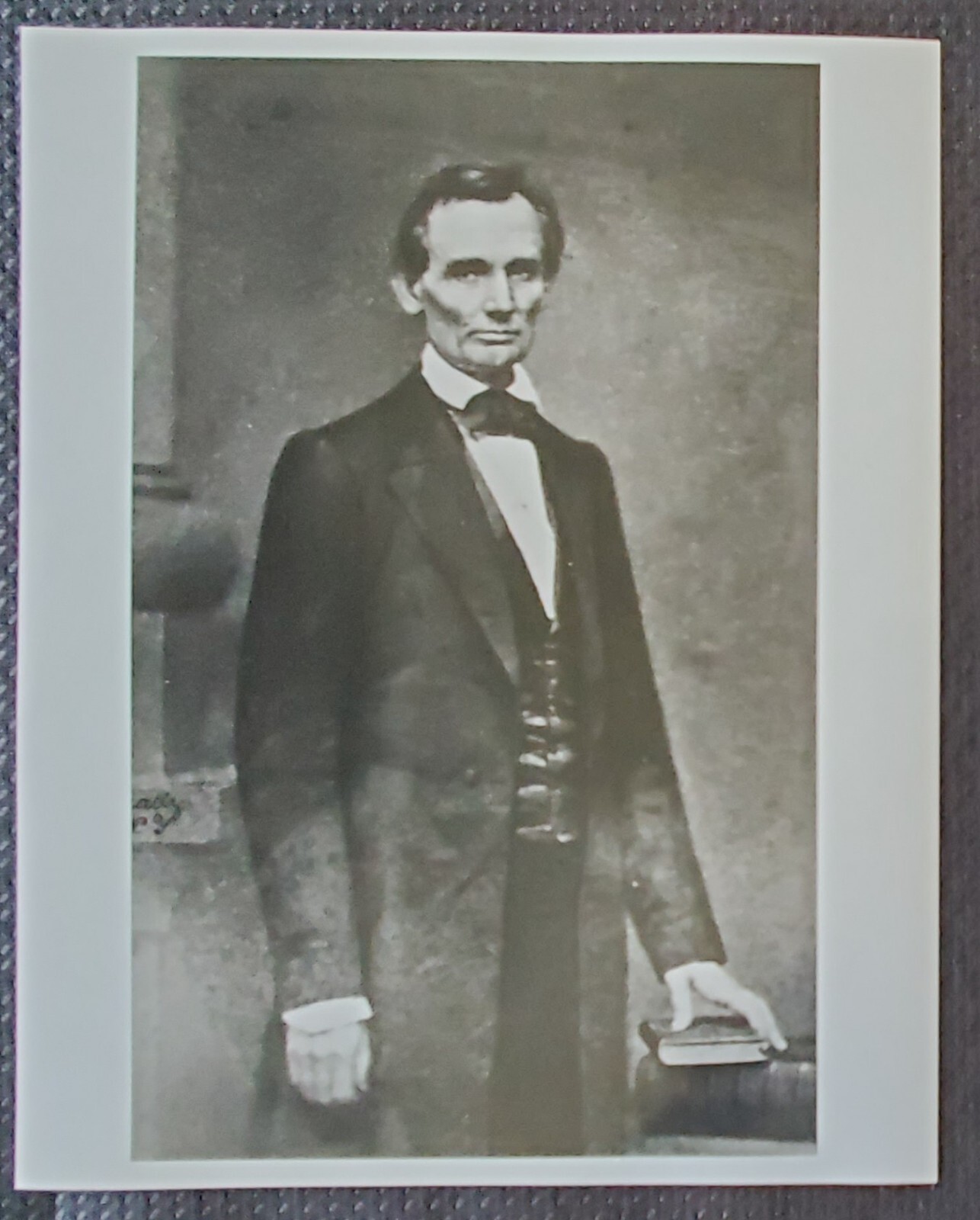 Abraham Lincoln US President Off 1850s Negative CDV 8x10 Photograph Abraham Lincoln US President Off 1850s Negative CDV 8x10 Photograph