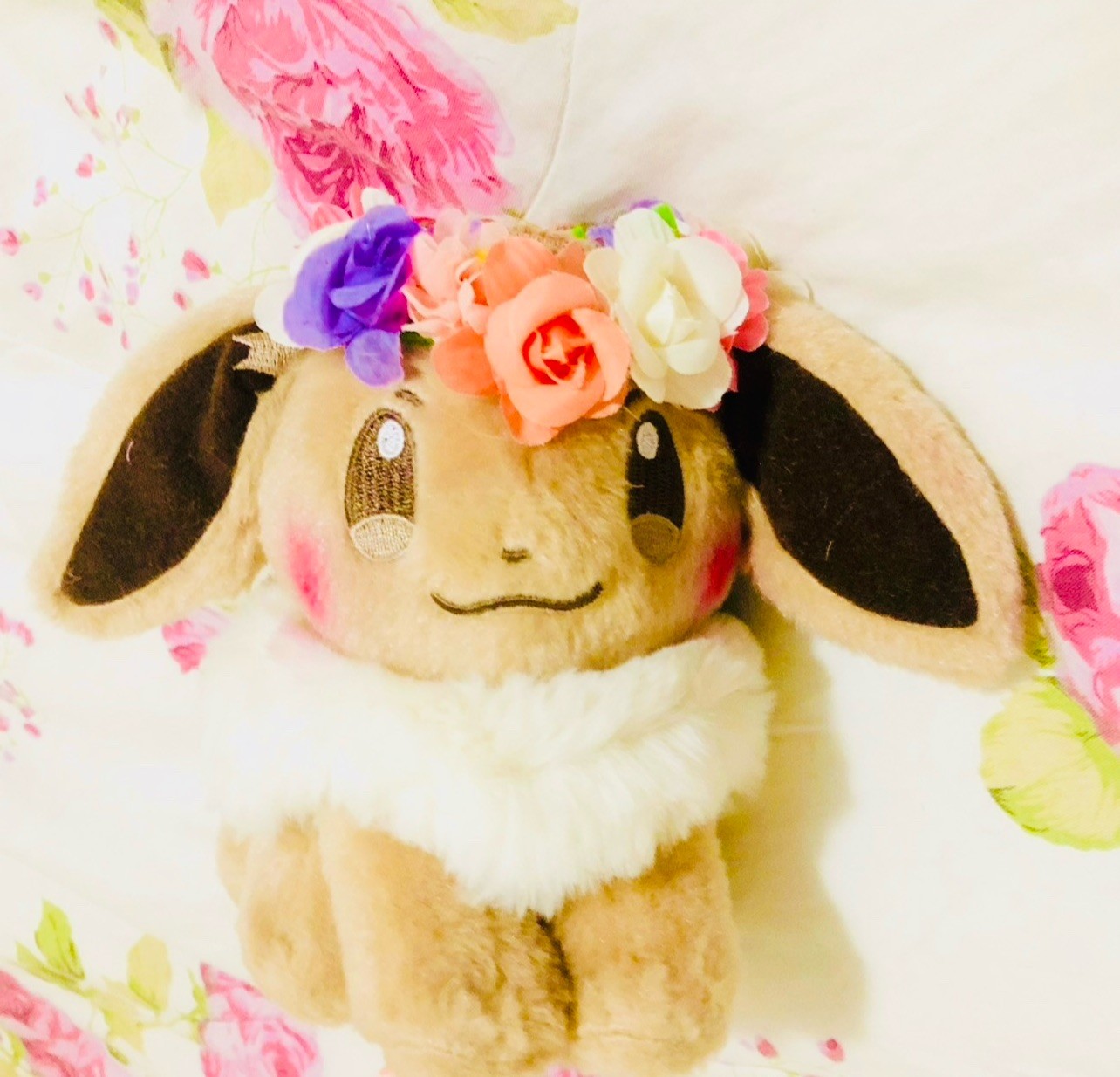 Pokemon Eevee Spring Easter Flower Anime Gift Holiday 8\ Pokemon Eevee Spring Easter Flower Anime Gift Holiday 8\