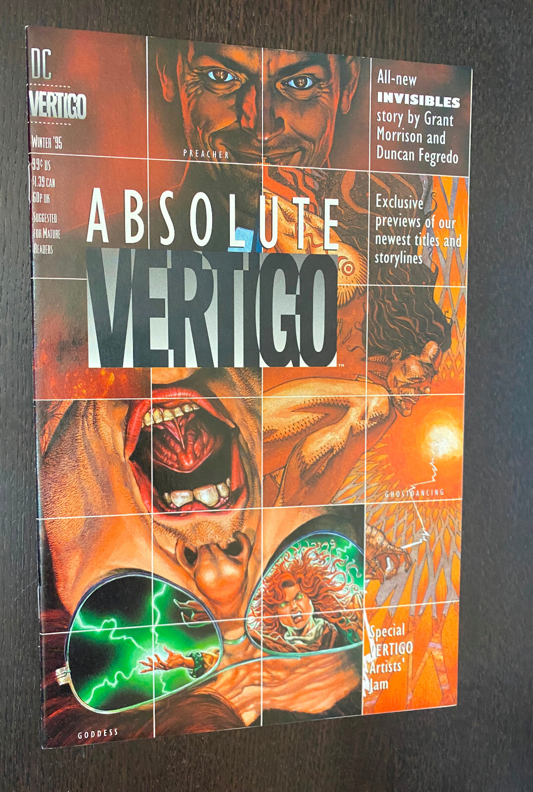ABSOLUTE VERTIGO #nn #1 (Vertigo Comics 1995) -- 1st Appearance PREACHER -- VF