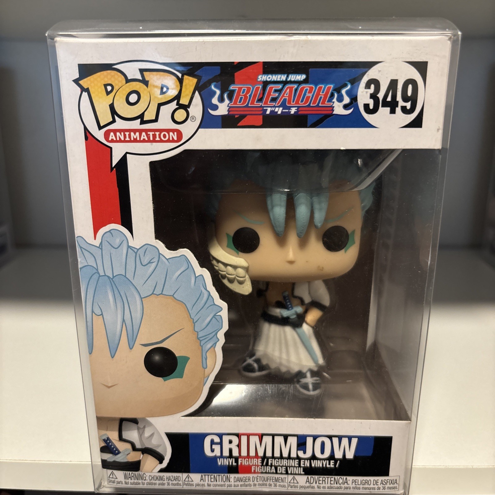 Funko Pop Bleach Grimmjow Jaegerjaquez #349 Vaulted Vinyl Figure