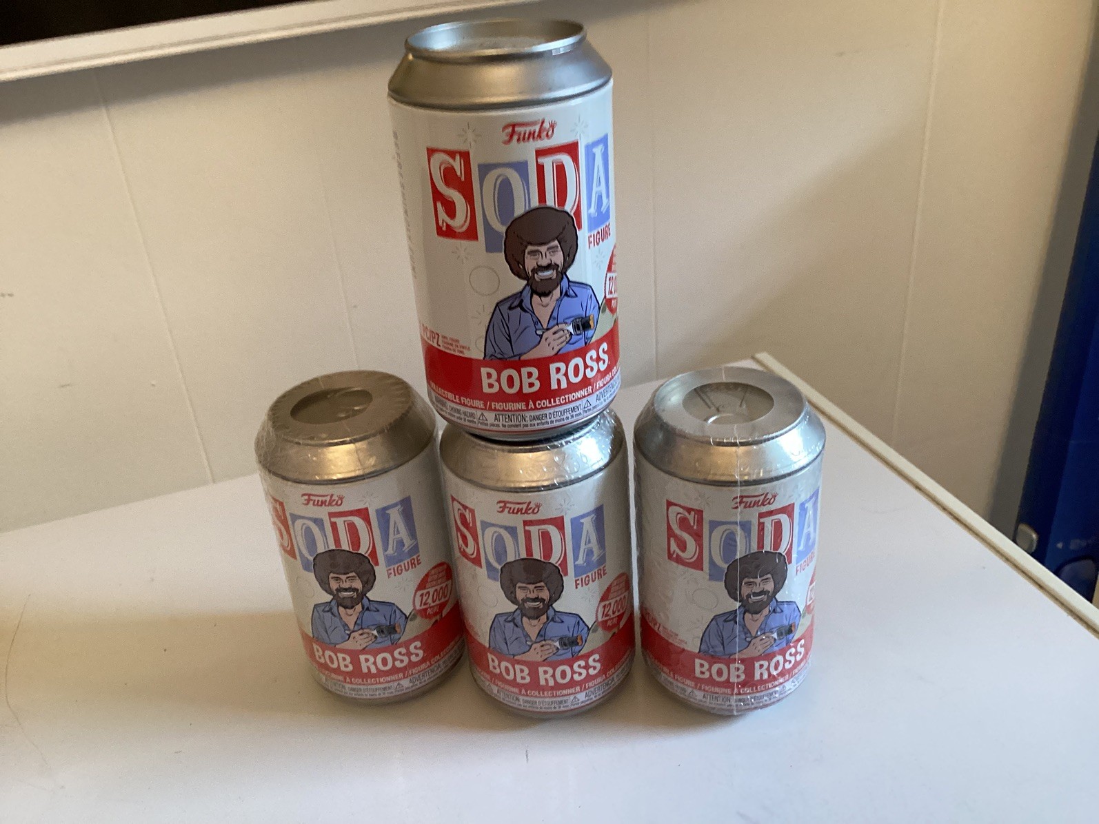 §§§—) FUNKO SODA AP ARTIST PROOF BOB ROSS ARTIST PAINTER  With the CHASE Figure