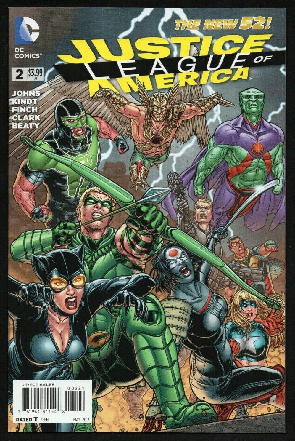 Justice League of America #2 Juan Jose Ryp Variant (2013) DC Comics 