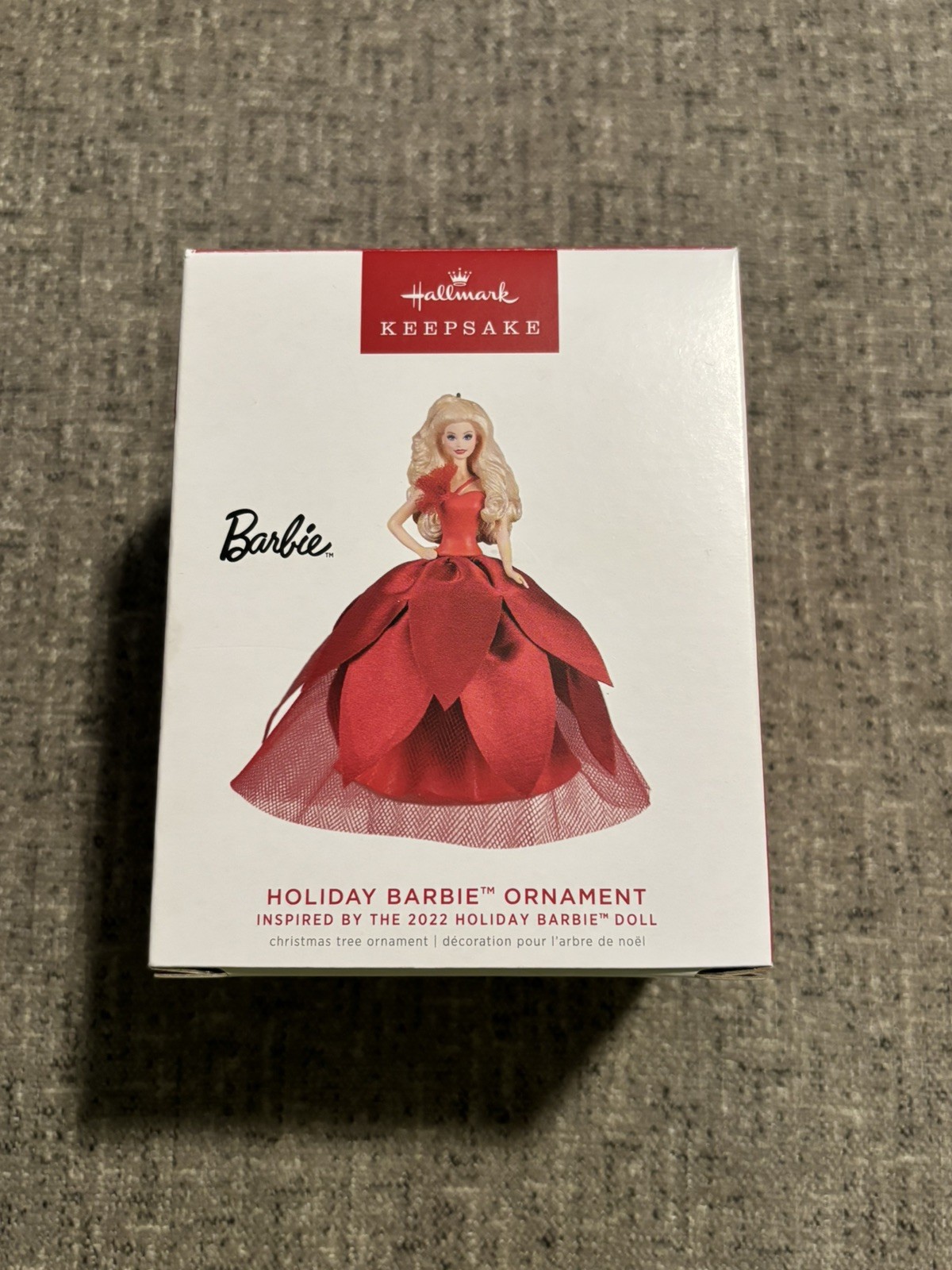 2022 Hallmark Keepsake Holiday Barbie Christmas Ornament 2022 Hallmark Keepsake Holiday Barbie Christmas Ornament
