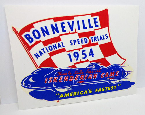 Bonneville 1954 Vintage Style Vinyl DECAL, Car STICKER, rat rod, hot rod, racing Bonneville 1954 Vintage Style Vinyl DECAL, Car STICKER, rat rod, hot rod, racing