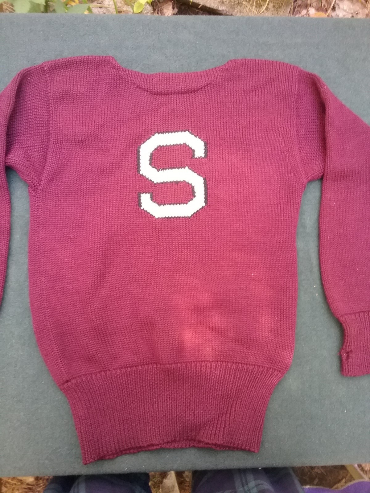 Vintage 1930s Salisbury School Wool Letterman Sweater by W.H. Brine HTF RARE