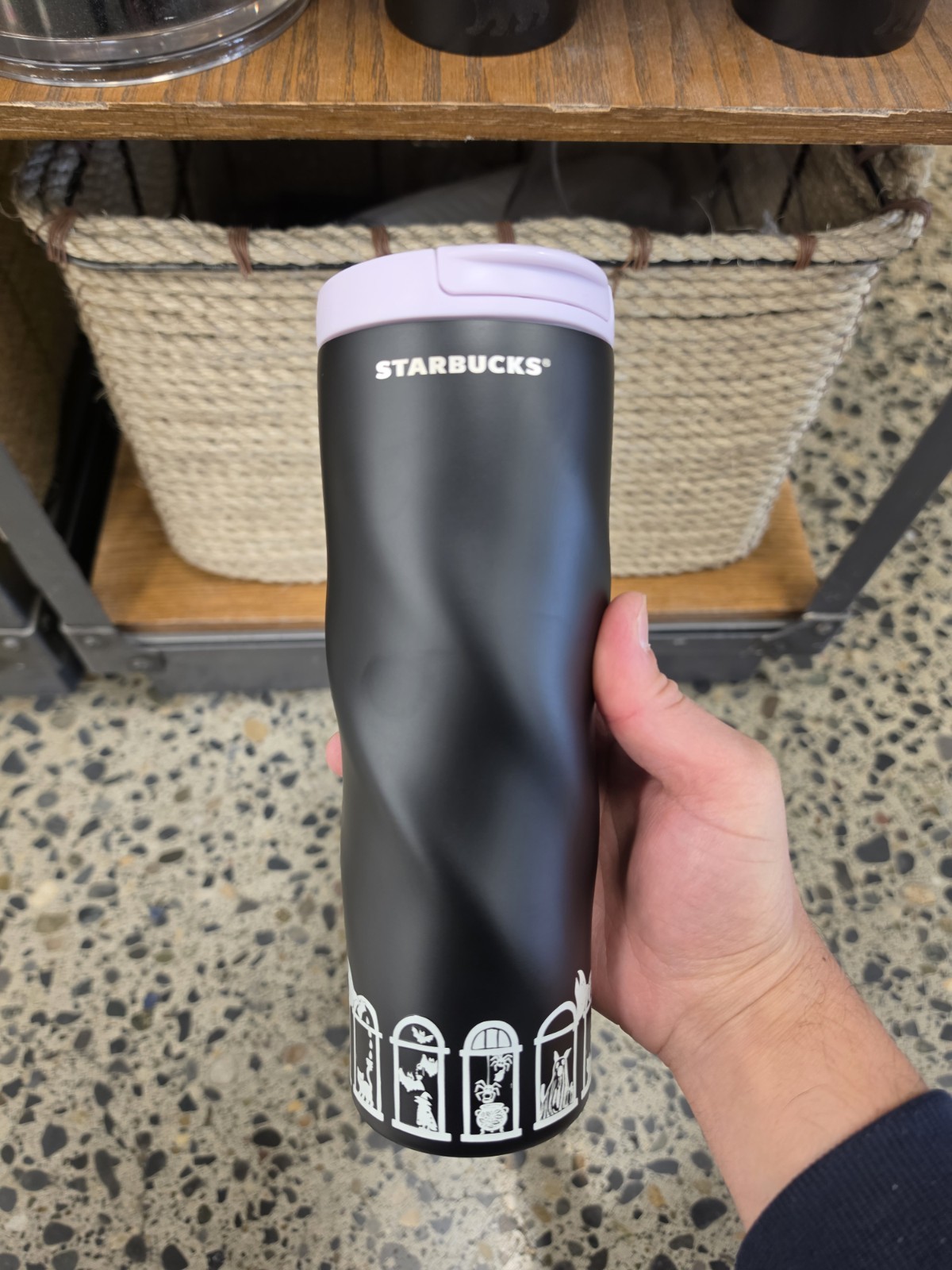 Starbucks 2026 Black Cat Stainless Tumbler 16 oz Glow In The Dark Starbucks 2026 Black Cat Stainless Tumbler 16 oz Glow In The Dark
