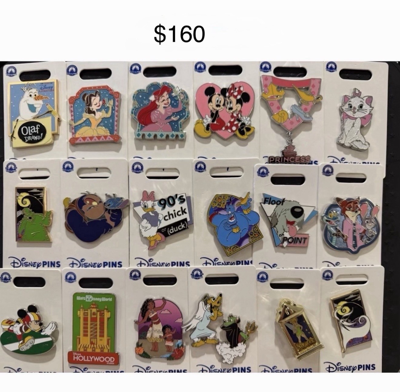 Disney Lot Of 18 Pins Disney Lot Of 18 Pins