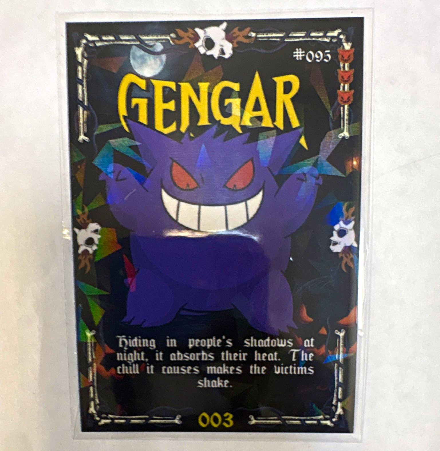 PRISMA 2024 Pokémon Trick or Trade Gengar Hologram Card #095 English