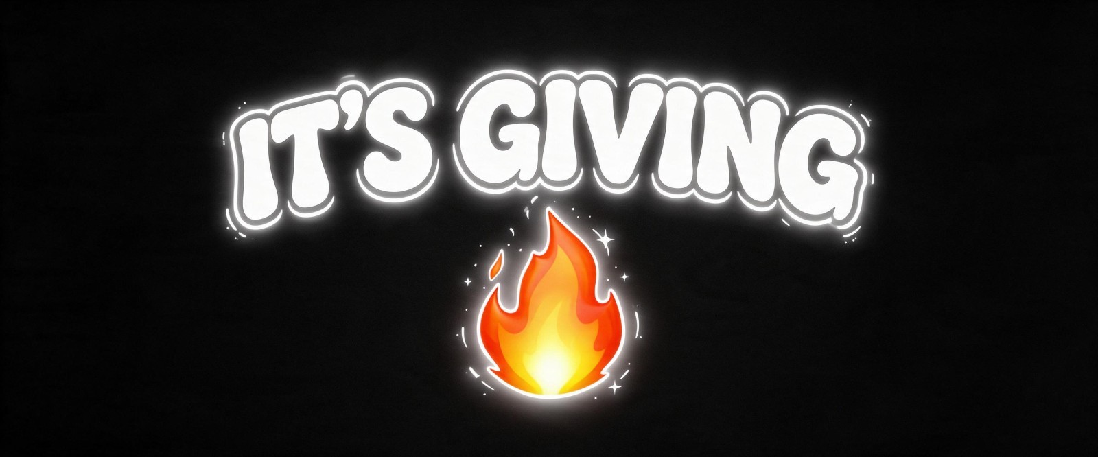 Bumper Sticker (IT\'S GIVING FIRE) Bumper Sticker (IT\'S GIVING FIRE)