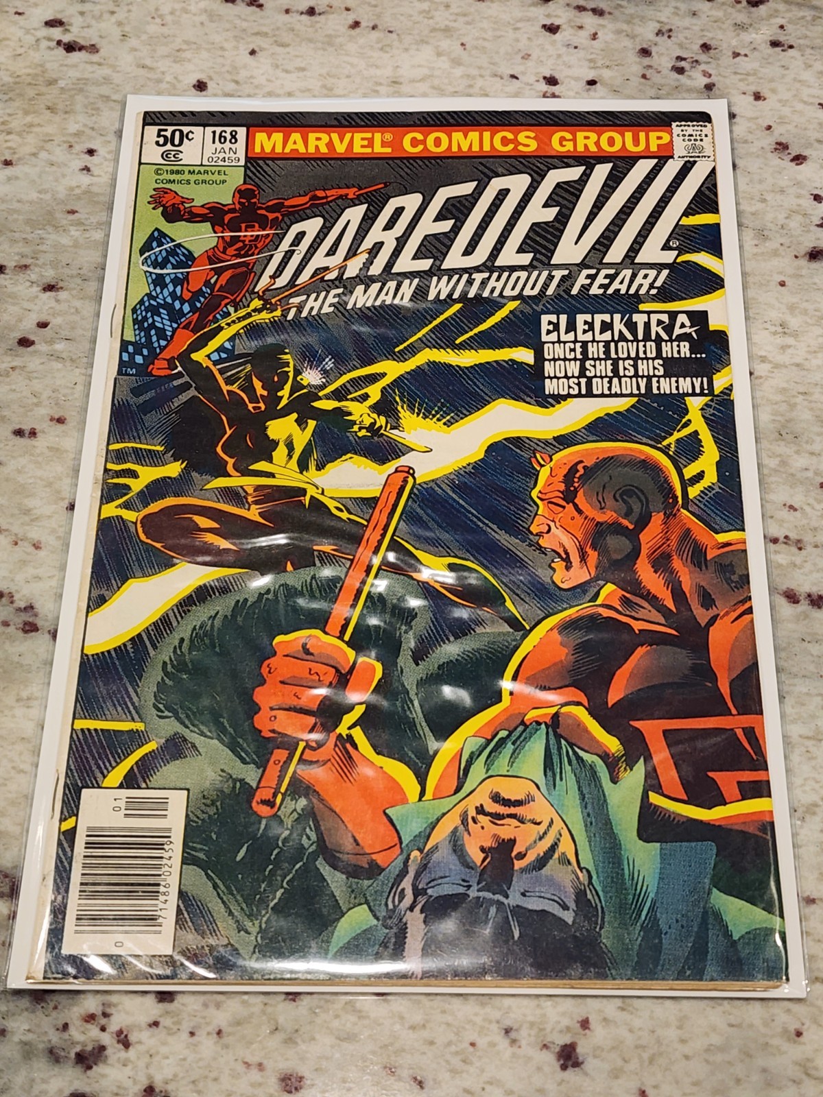Daredevil #168 Newsstand Variant 1981 L@@K 