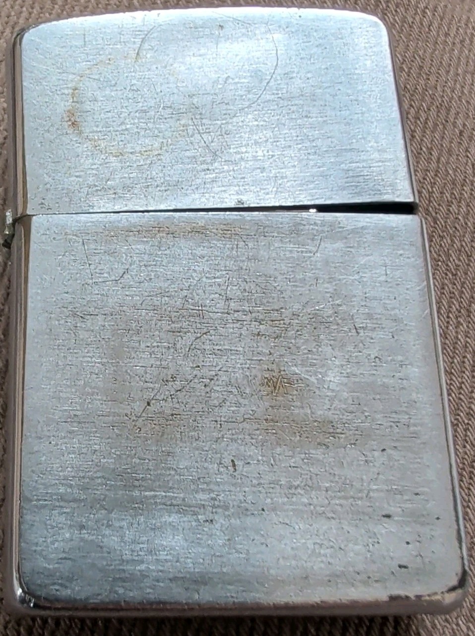 1962 Classic Vintage Zippo Lighter - Brushed Chrome Finish For Restoration 1962 Classic Vintage Zippo Lighter - Brushed Chrome Finish For Restoration