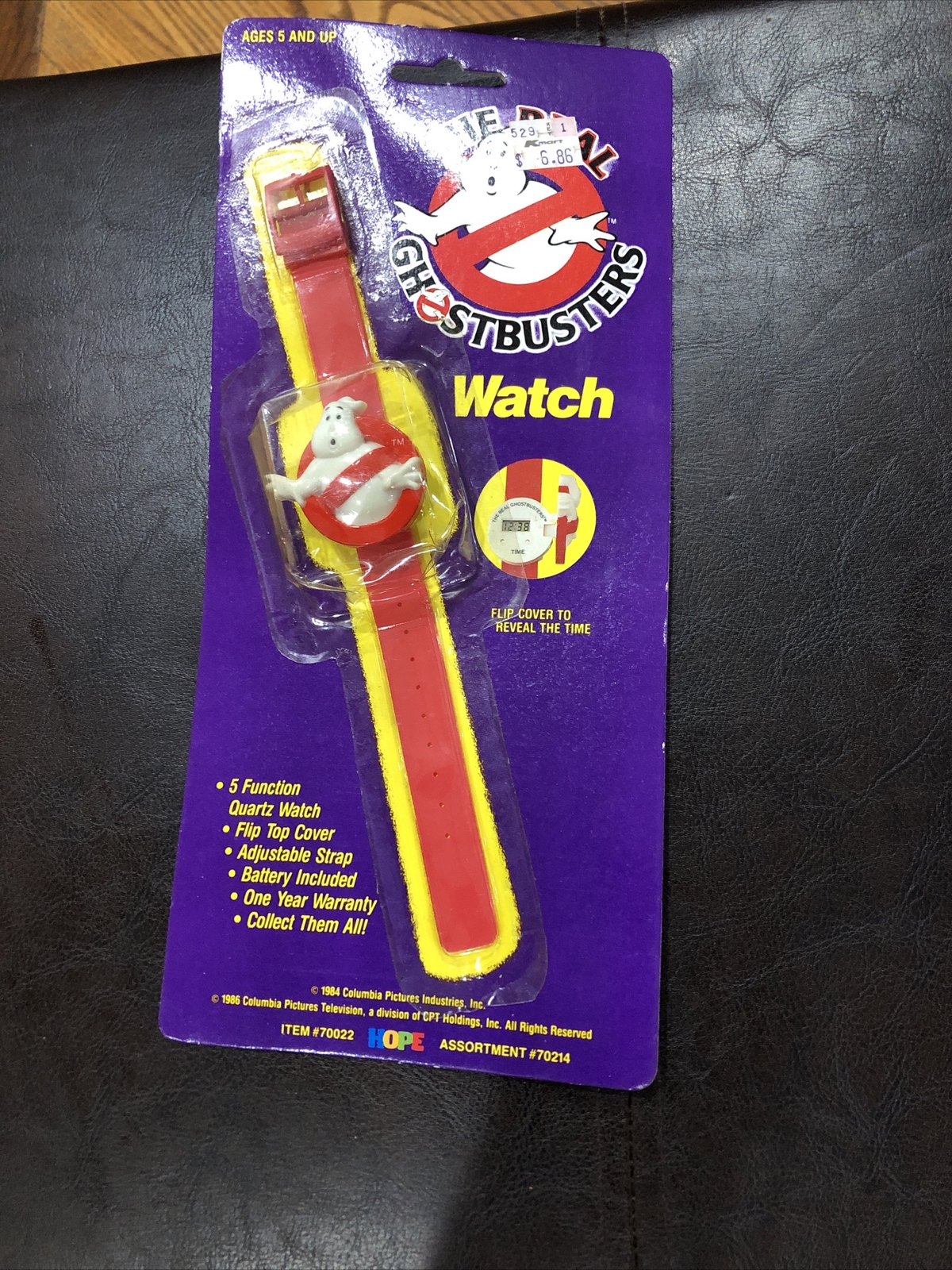 VINTAGE RARE 1984 THE REAL GHOSTBUSTERS WATCH Sealed
