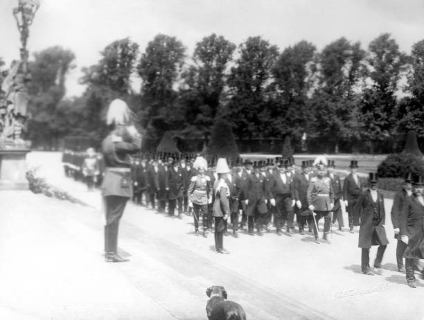 The Landstrum last reservists German Army are reviewed 1915 Old Photo The Landstrum last reservists German Army are reviewed 1915 Old Photo