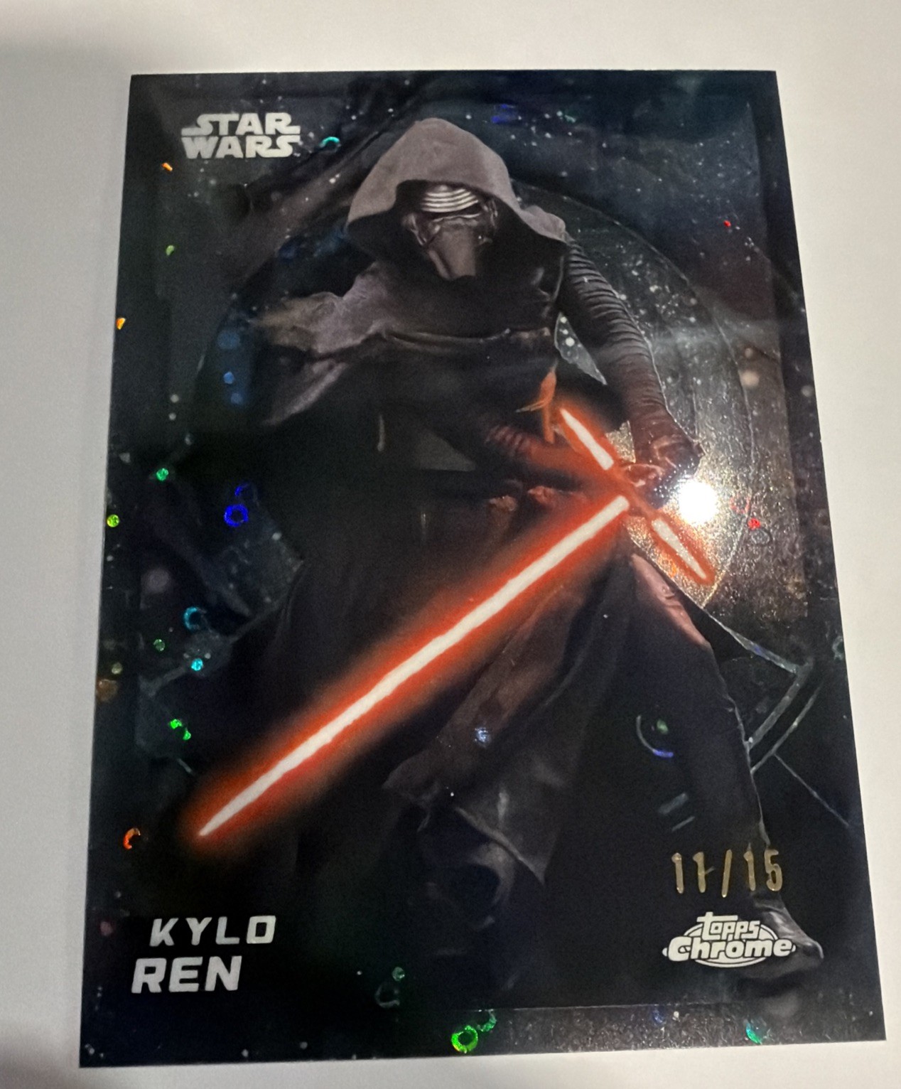 2026 Topps Chrome Star Wars Kylo Ren #57 Black  # 11/15