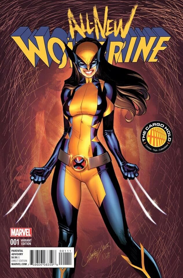 ALL NEW WOLVERINE #1 TCH J SCOTT CAMPBELL COLOR VARIANT MARVEL NEAR MINT