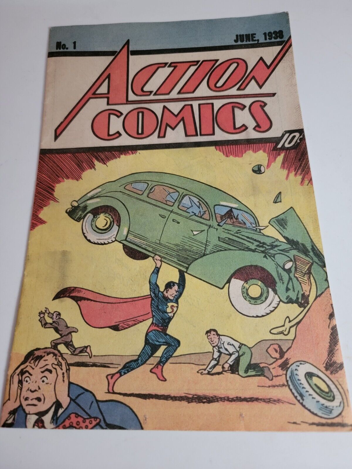 Action Comics 1 (1938) 1988 DC Reprint Comic Superman Man of Steel Joe Shuster