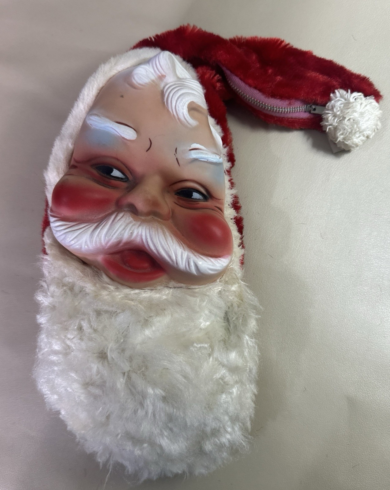 VINTAGE 1950's BIJOU TOYS~RUBBER FACED SANTA CLAUS~BY TOY DESIGN GP33865~ USA~B VINTAGE 1950's BIJOU TOYS~RUBBER FACED SANTA CLAUS~BY TOY DESIGN GP33865~ USA~B