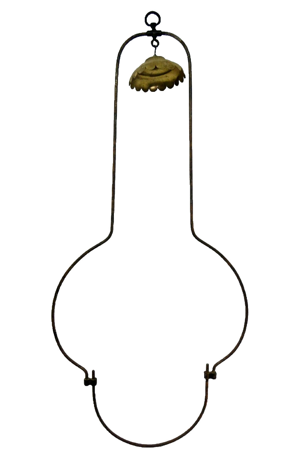 Wrought Iron Metal Brass Part Fabricated Hanger Interior Design Vintage Unique A Wrought Iron Metal Brass Part Fabricated Hanger Interior Design Vintage Unique A