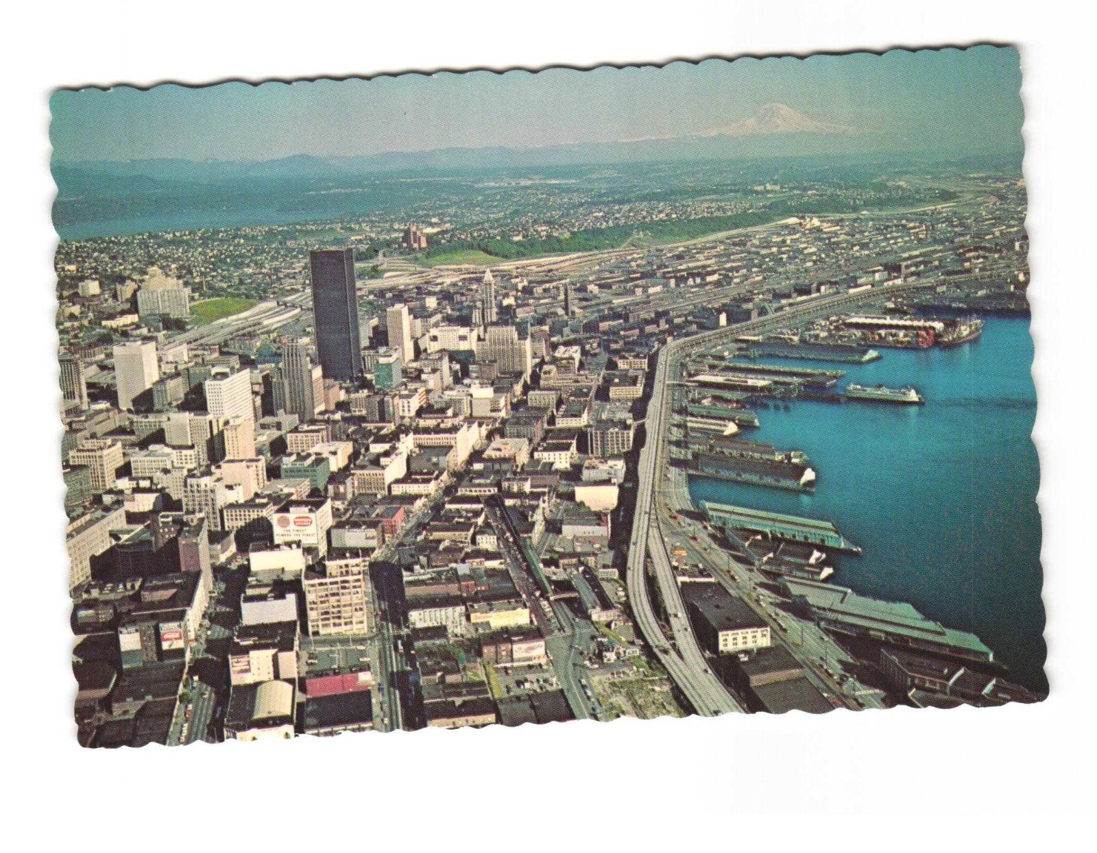 Waterfront Seattle WA vintage postcard unposted Waterfront Seattle WA vintage postcard unposted