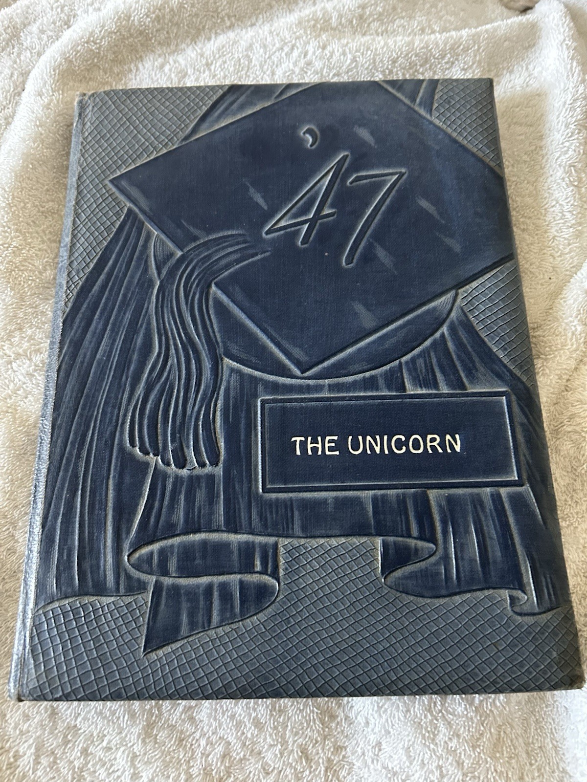 1947 New Braunfels High School Yearbook “The Unicorn” Has Student Signatures 1947 New Braunfels High School Yearbook “The Unicorn” Has Student Signatures
