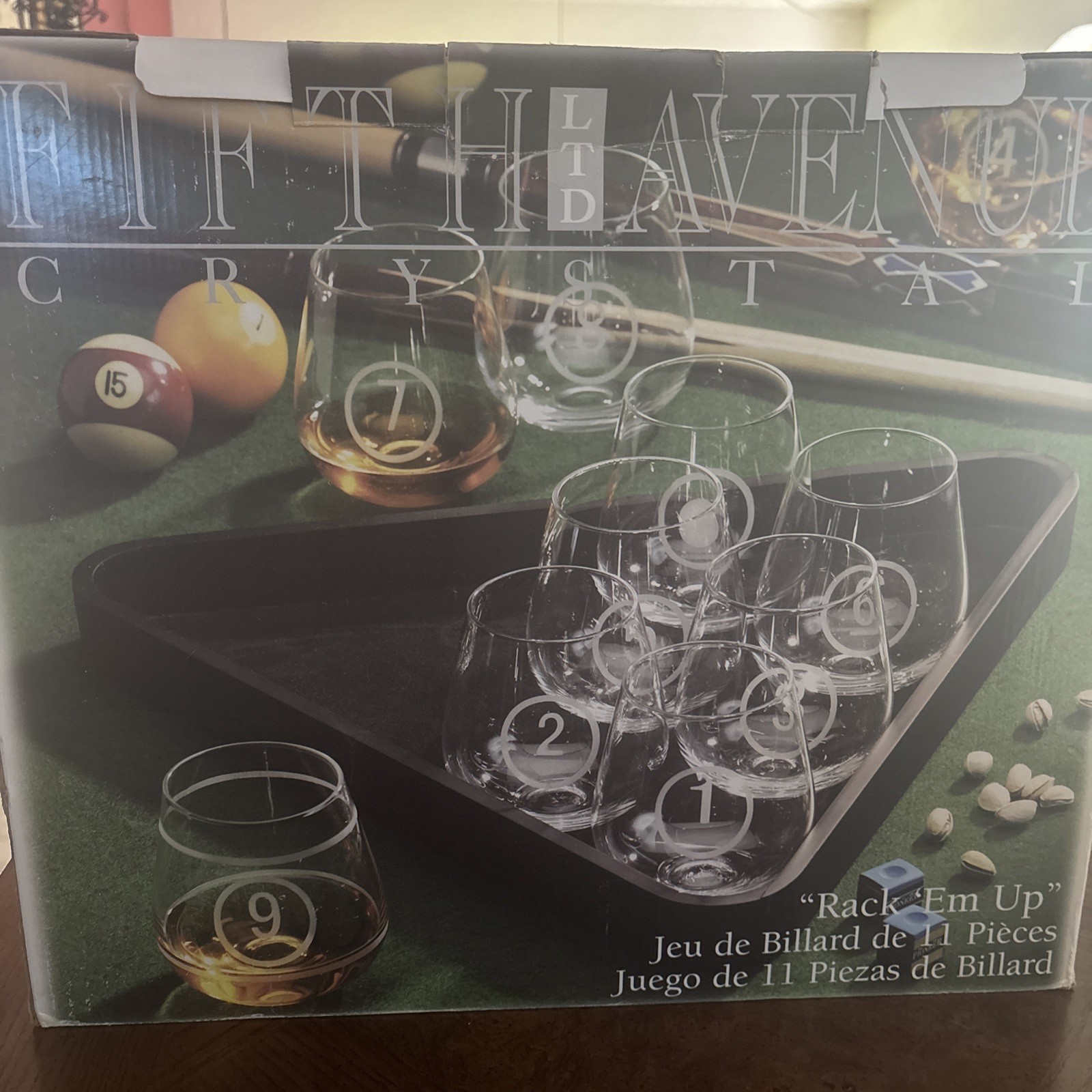 Vintage Fifth Avenue Billiards Barware Set NEW IN BOX Vintage Fifth Avenue Billiards Barware Set NEW IN BOX