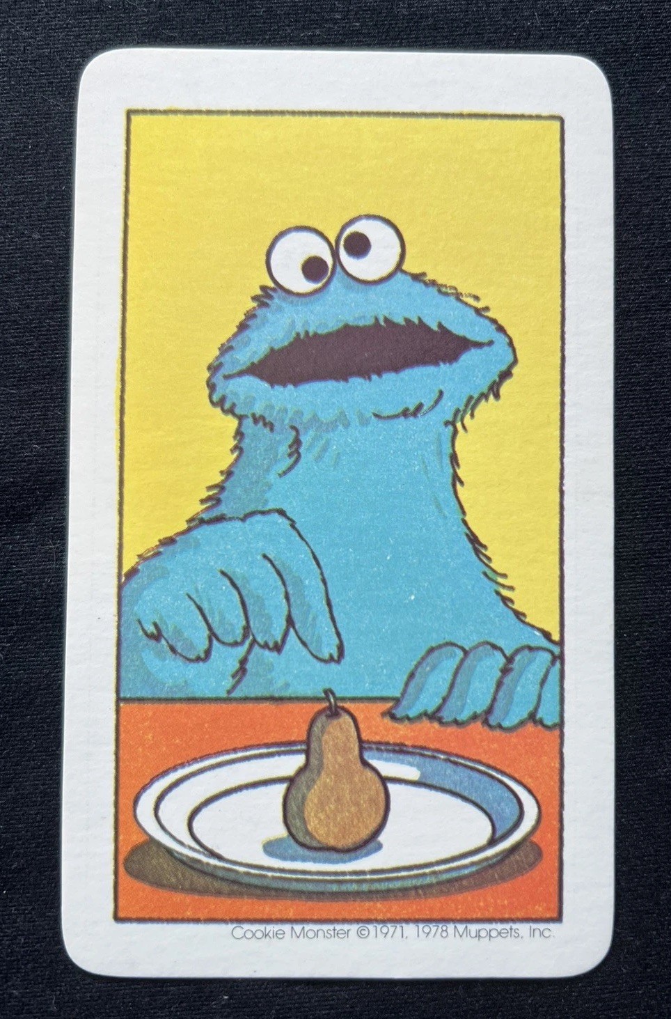 1978 WESTERN SESAME STREET #1 COOKIE MONSTER (JUMBO) *ROOKIE CARD* MUPPETS NM 1978 WESTERN SESAME STREET #1 COOKIE MONSTER (JUMBO) *ROOKIE CARD* MUPPETS NM