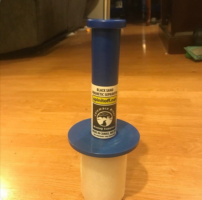 Columbia River Mining Supplies USA - Spin It Off - Black Sand Magnetic Separator