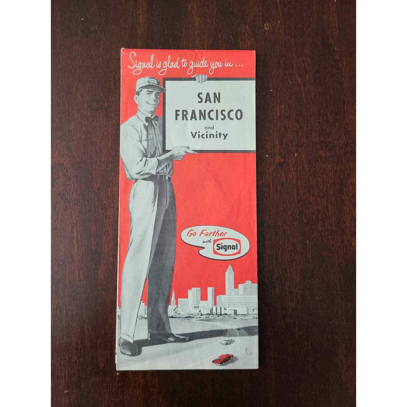 San Francisco and Vicinity Road Map Courtesy of Signal 1964 Edition