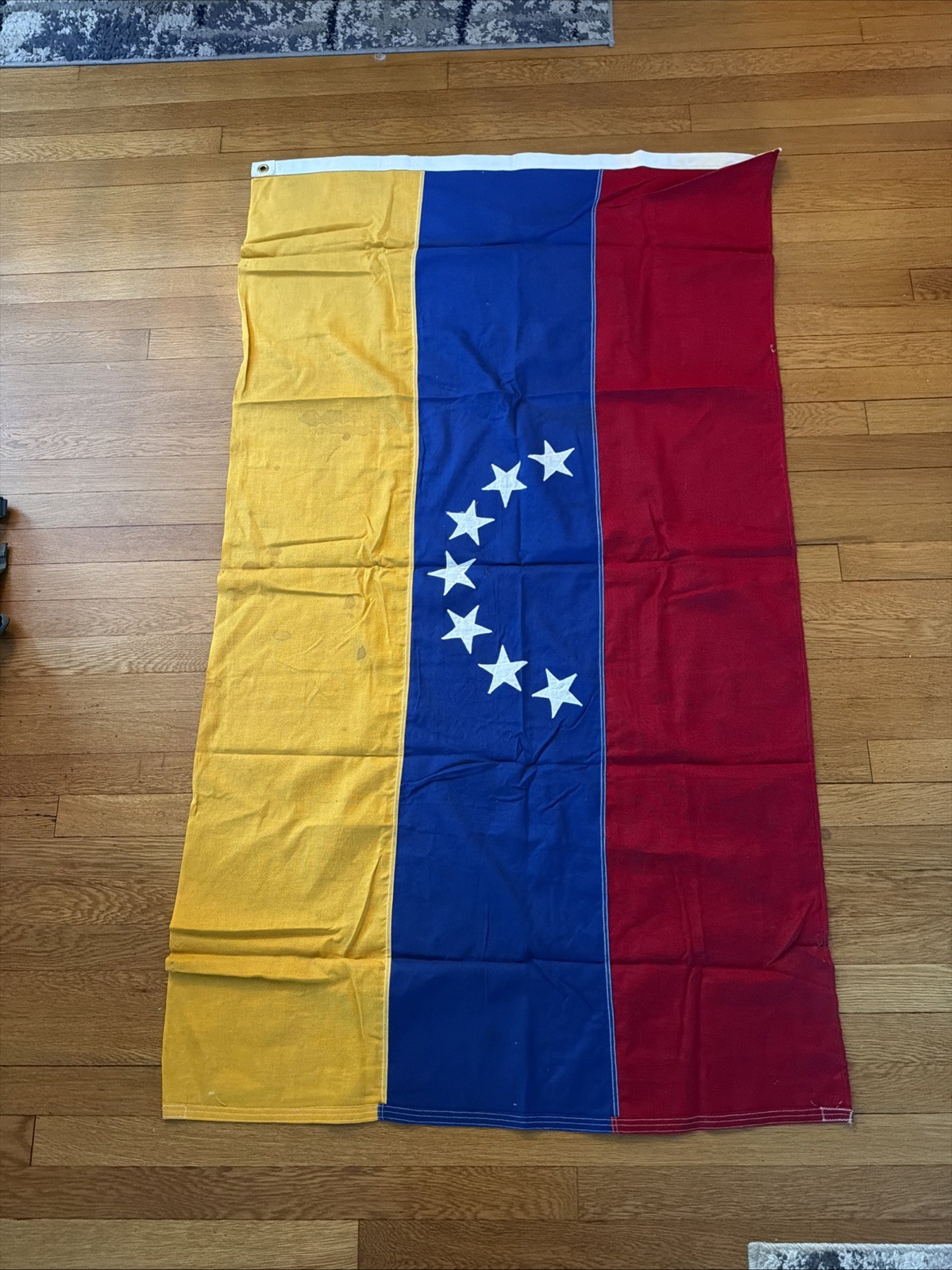 Vintage Venezuela National Flag. Ajax Paramount Flag Co 3x5 Vintage Venezuela National Flag. Ajax Paramount Flag Co 3x5