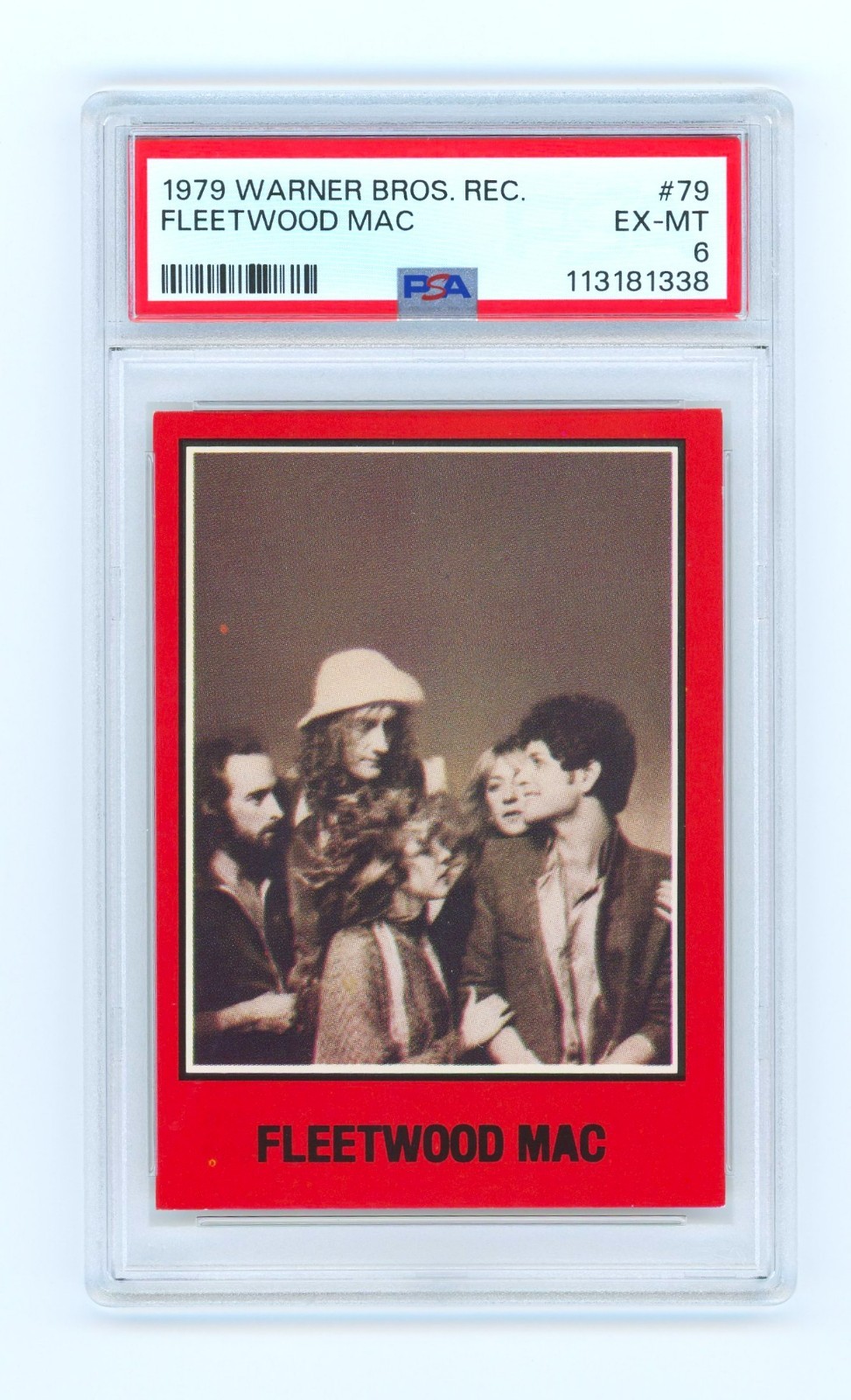 RARE 1979 Warner Bros. Fleetwood Mac (PSA 6) (POP 4/Only 5 Higher) RARE 1979 Warner Bros. Fleetwood Mac (PSA 6) (POP 4/Only 5 Higher)