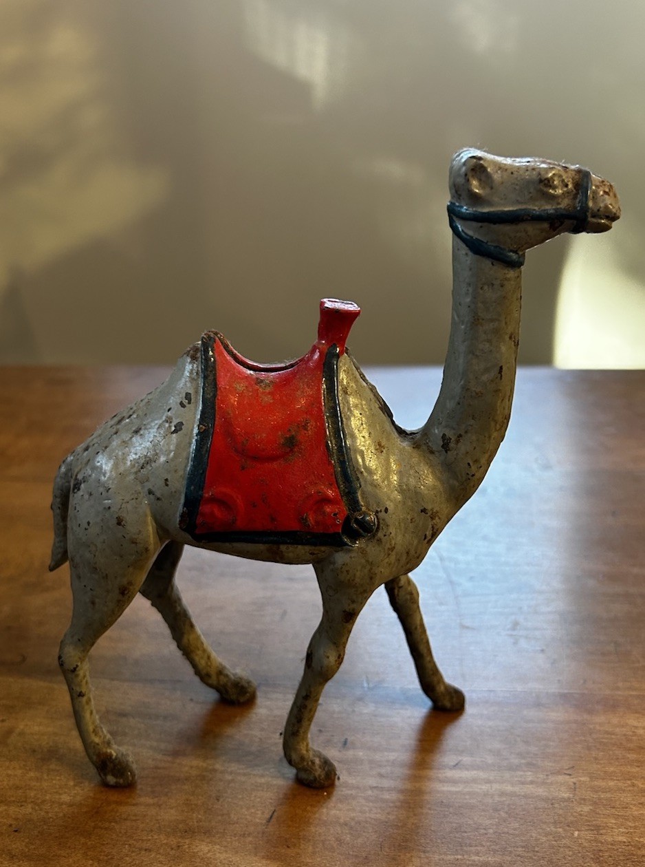 Antique A. C. Williams 1920\'s Cast Iron Camel Still Bank 7.5\ Antique A. C. Williams 1920\'s Cast Iron Camel Still Bank 7.5\