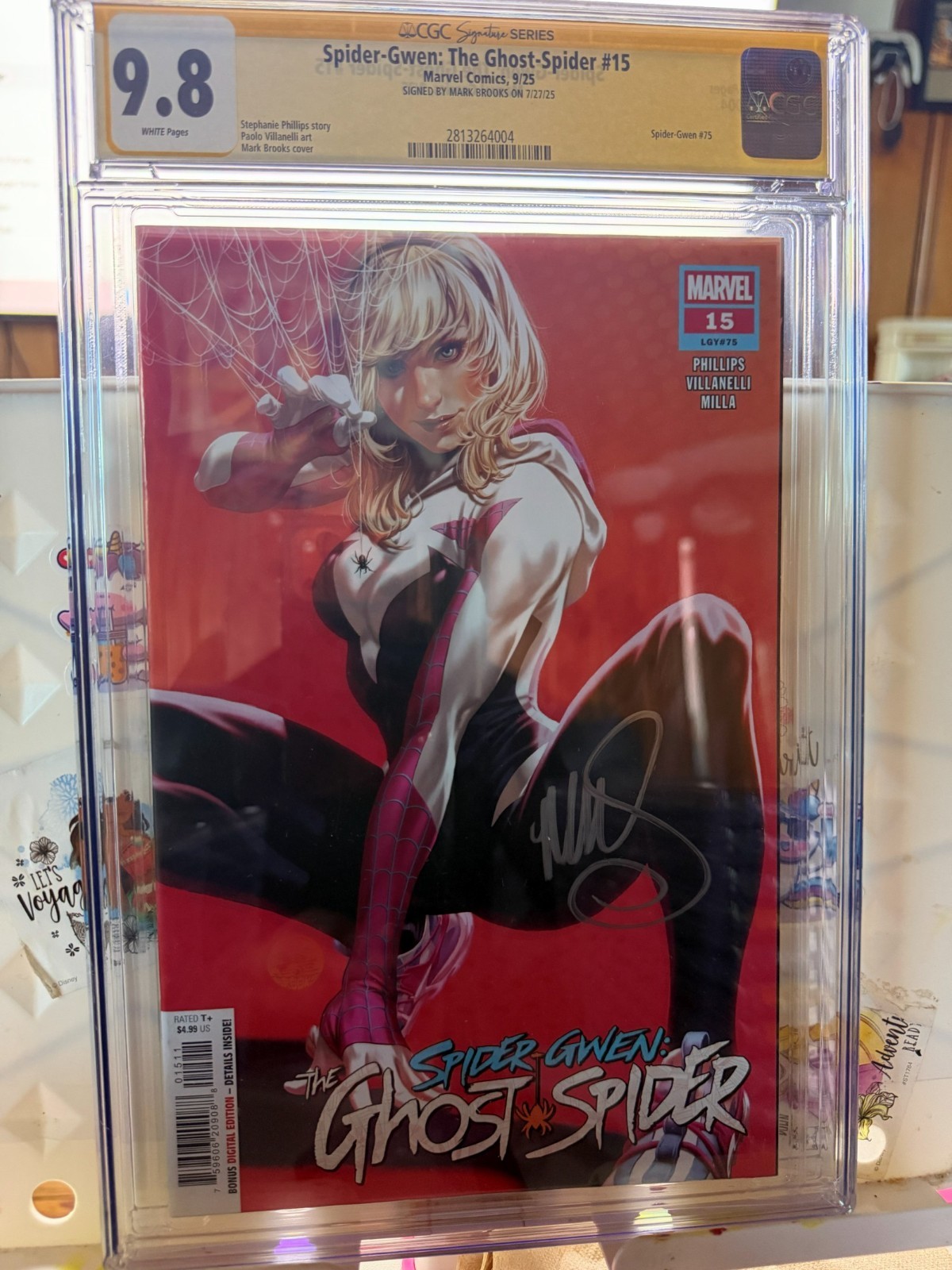 Spider-Gwen Ghost-Spider #15 CGC 9.8 Signature Series Signed Mark Brooks 2025 Spider-Gwen Ghost-Spider #15 CGC 9.8 Signature Series Signed Mark Brooks 2025