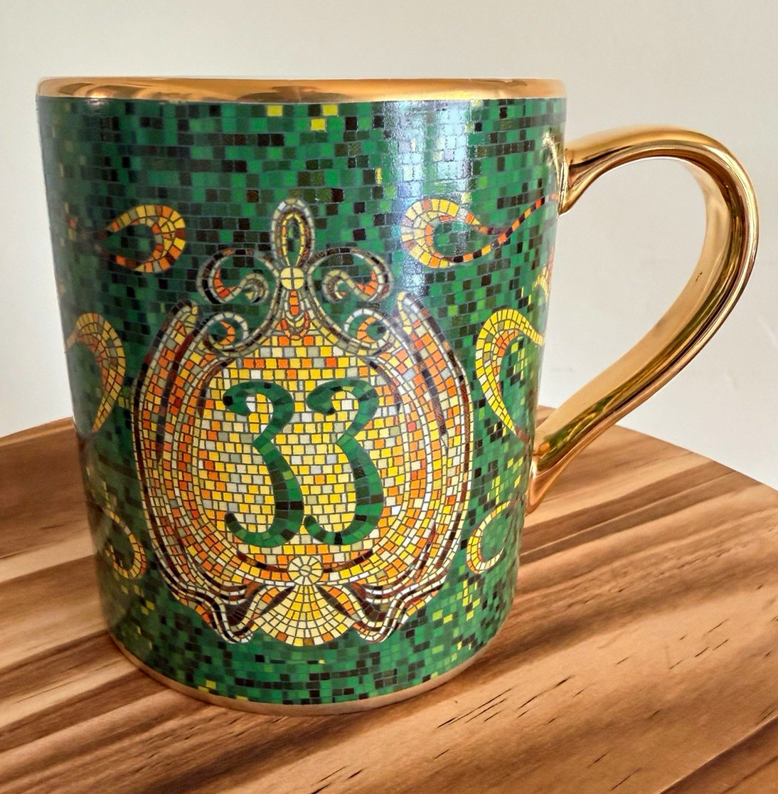 Disney Club 33 Emerald 55th Anniversary Mug 2022 New With Sticker