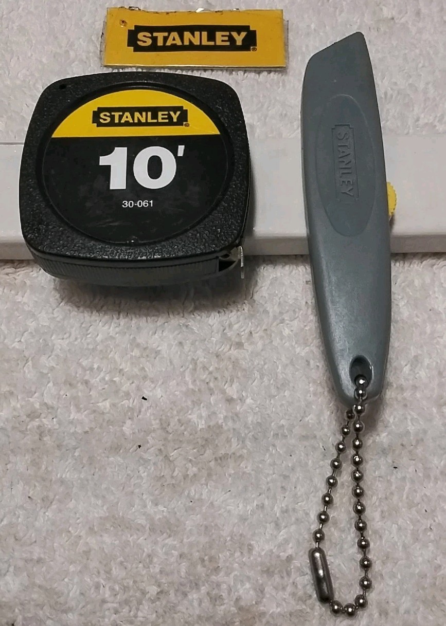 2PC STANLEY 30-061 & 10-039 10\' TAPE MEASURE & MITEY KNIFE USA ๐บ๐ธ 2PC STANLEY 30-061 & 10-039 10\' TAPE MEASURE & MITEY KNIFE USA ๐บ๐ธ