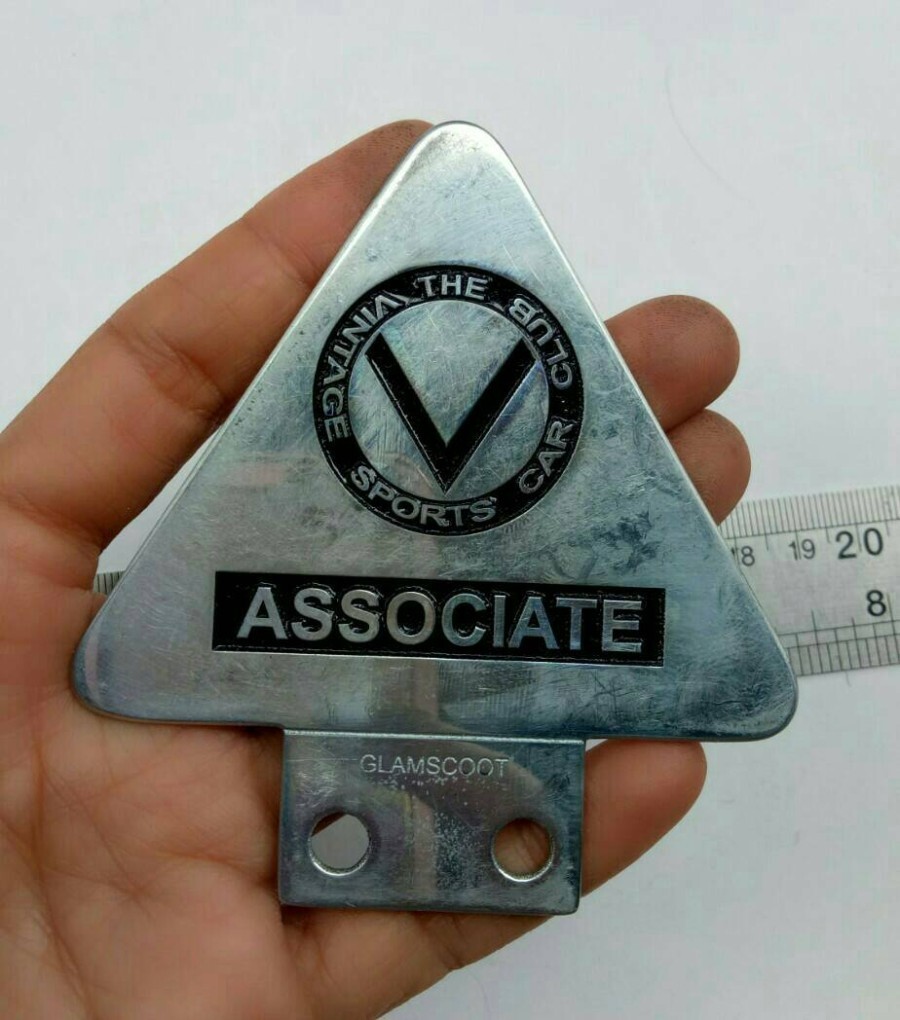 The Vintage Sport Car Club Badge Automobile A A R AC ST. CHRISTOPER Placca LG358