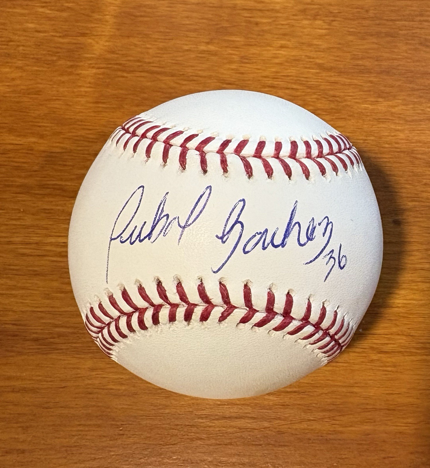 Anibal Sanchez Autographed Signed OML Baseball Dave & Adam’s Authenticated w/COA