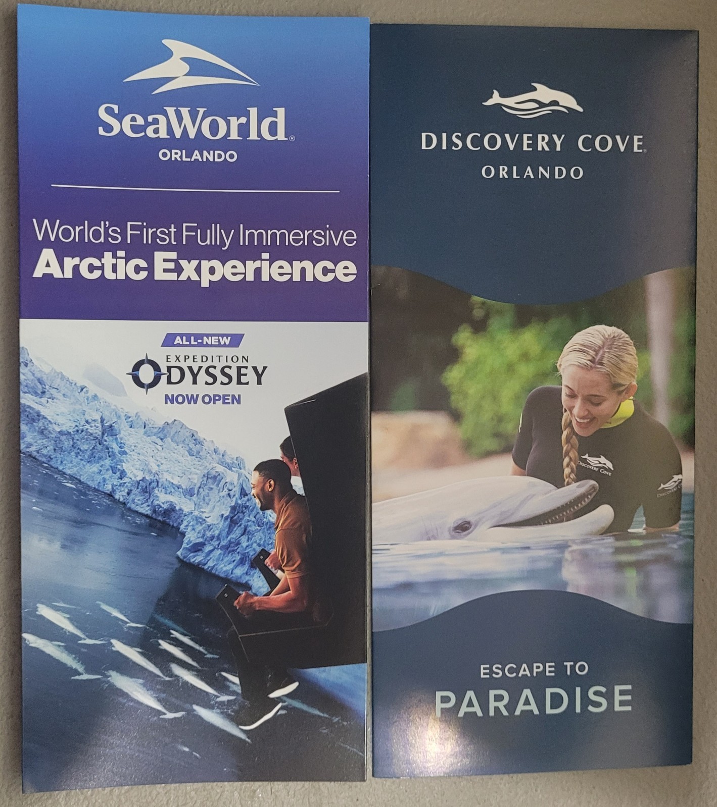 SeaWorld/Aquatica Discovery Cove Brochure Guide map/Maps Set Orlando 2025 NEW SeaWorld/Aquatica Discovery Cove Brochure Guide map/Maps Set Orlando 2025 NEW
