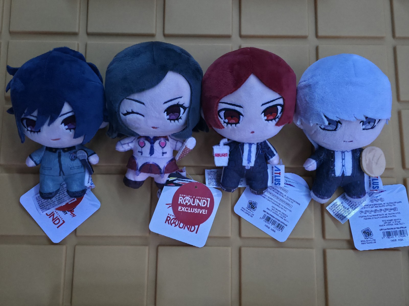 Persona 30 Round 1 Exclusive Chibi Plush Set of 4 Protagonists Maya Tatsuya Yu Persona 30 Round 1 Exclusive Chibi Plush Set of 4 Protagonists Maya Tatsuya Yu