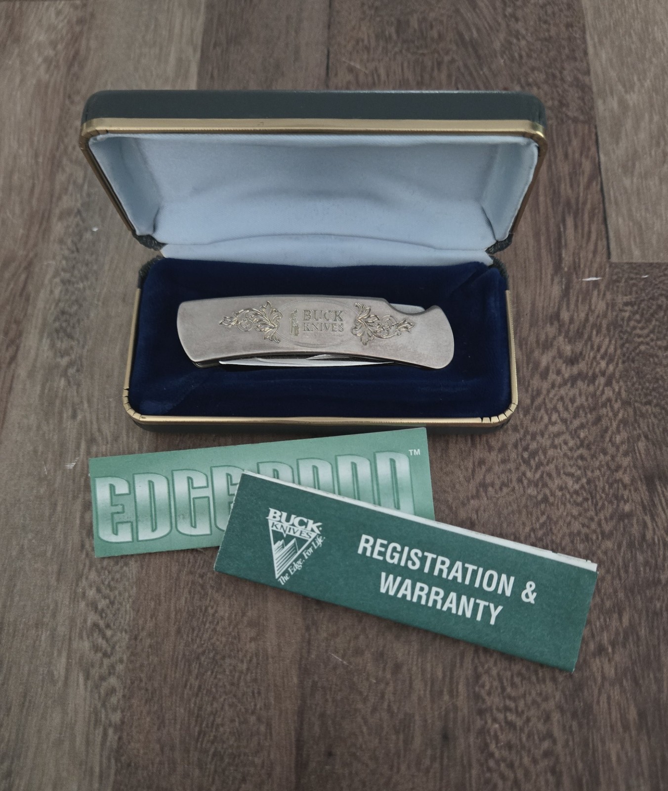 BUCK KNIVES 2000 525 LOCKBACK .925 ENGRAVED STERLING SILVER COVERS BUCK KNIVES 2000 525 LOCKBACK .925 ENGRAVED STERLING SILVER COVERS