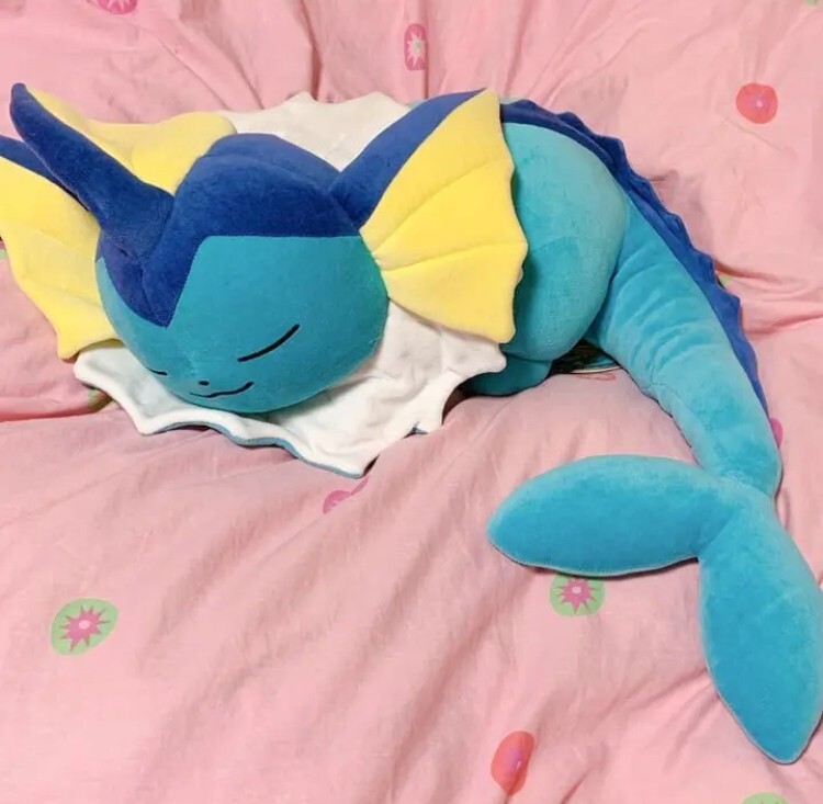 Vaporeon Plush Sleeping Suya Suya Stuffed Toy 21 Vaporeon Plush Sleeping Suya Suya Stuffed Toy 21