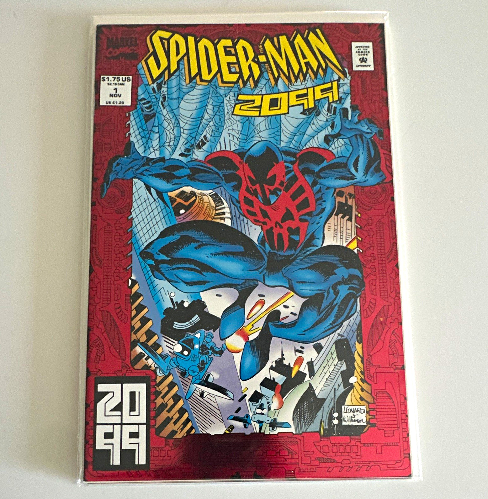 Spider-Man 2099 #1 Marvel Comics 1992 Peter David Rick Leonardi Direct