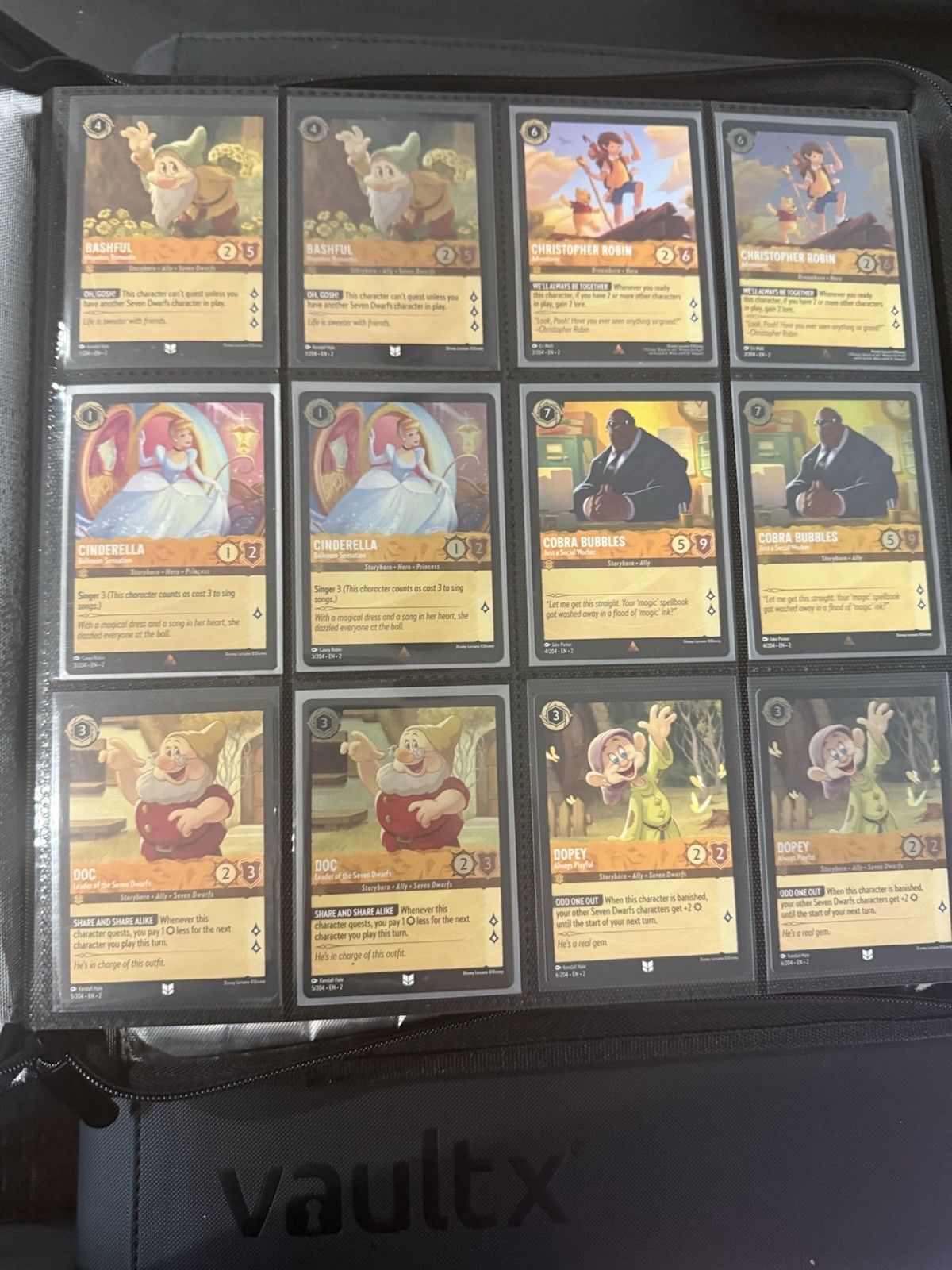 Disney Lorcana Rise Of The Floodborn Complete Base Set. 408 Cards All Sleeved NM Disney Lorcana Rise Of The Floodborn Complete Base Set. 408 Cards All Sleeved NM
