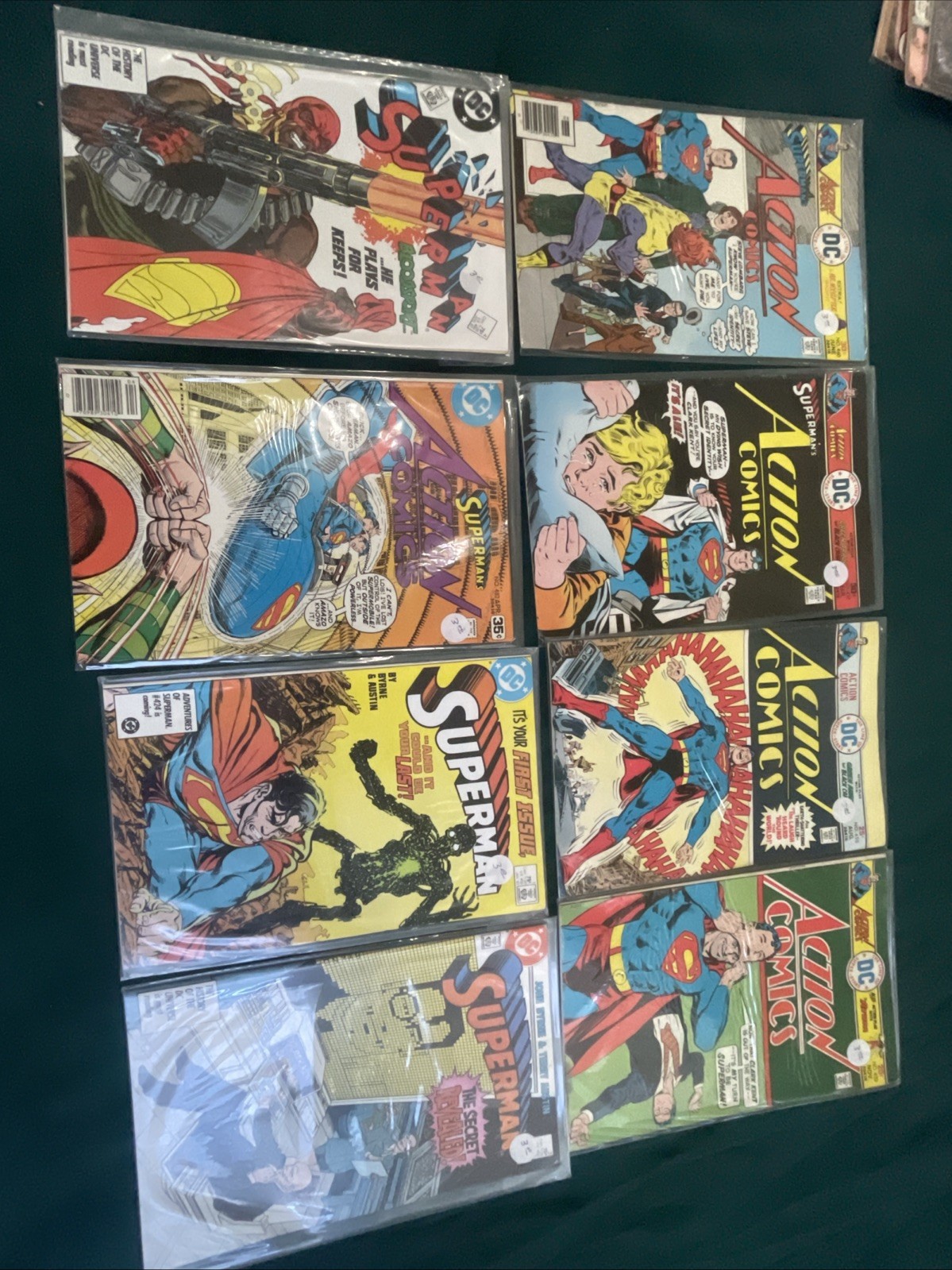 Vintage Superman Comic Book Lot Of 57 DC Marvel Bronze Copper Age Run Job Lot Vintage Superman Comic Book Lot Of 57 DC Marvel Bronze Copper Age Run Job Lot