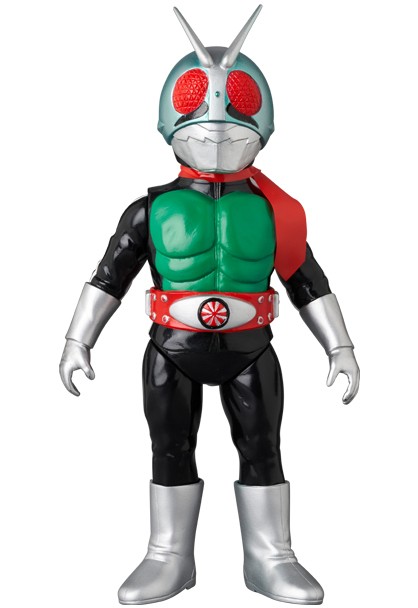 Toei Retro Soft Vinyl Kamen Rider No. 1 Double Rider Color Ver. (Removable