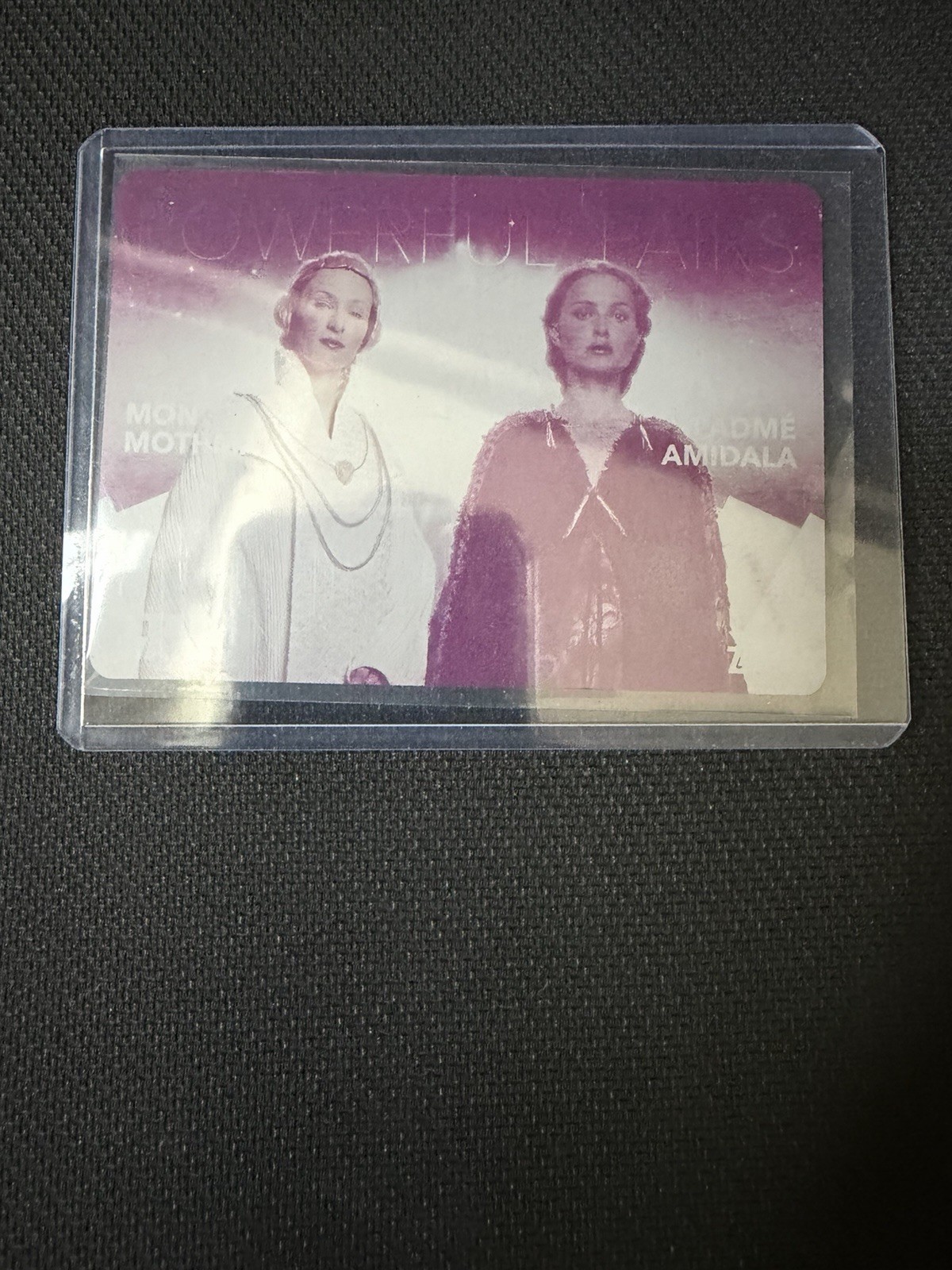 2020 Topps Women of Star Wars Magenta Printing plate Padme Amidala and Mon 1/1 2020 Topps Women of Star Wars Magenta Printing plate Padme Amidala and Mon 1/1