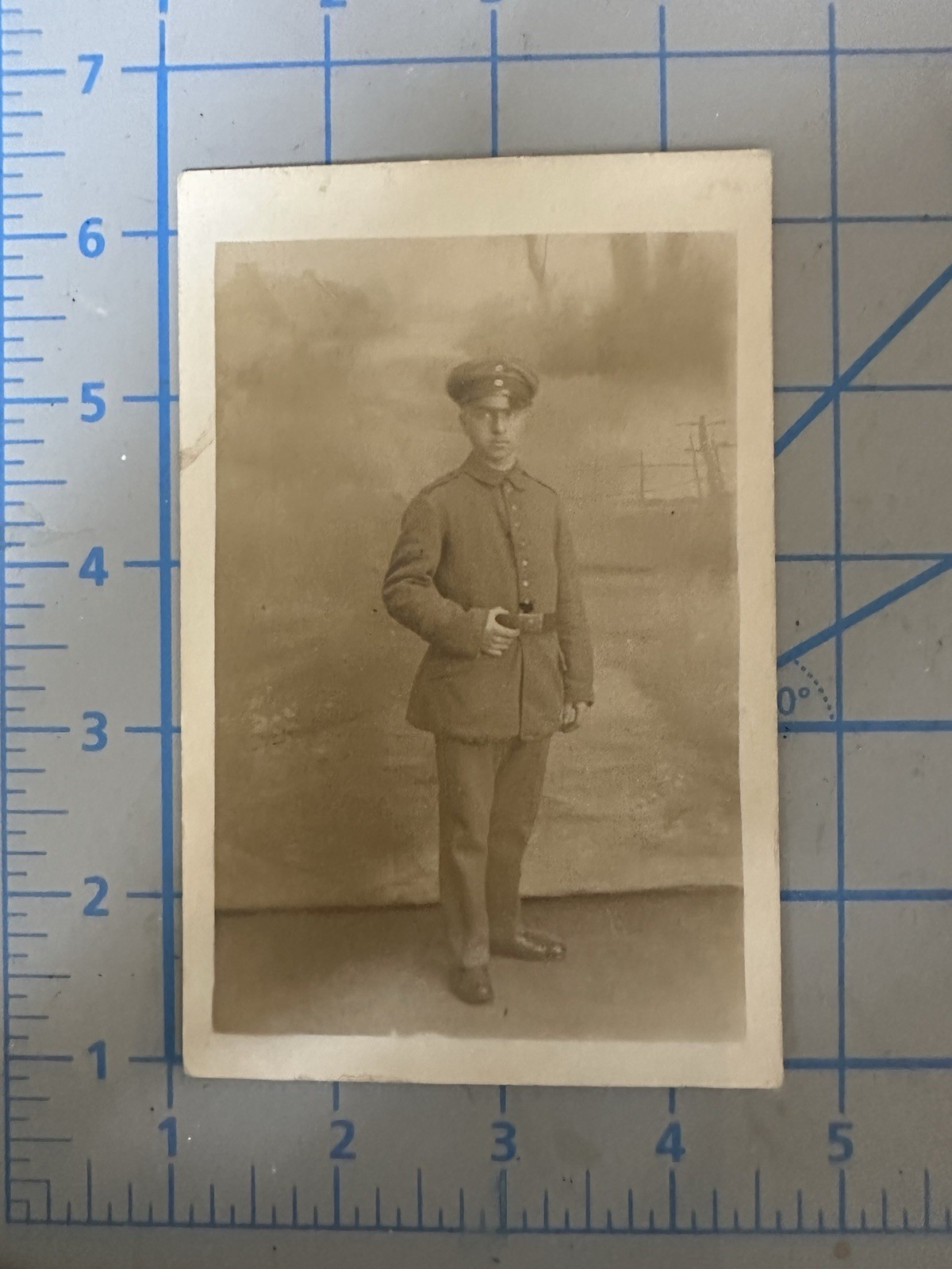 World War I German Imperial Army Soldier 1910-1915 Black & White Photo Card World War I German Imperial Army Soldier 1910-1915 Black & White Photo Card