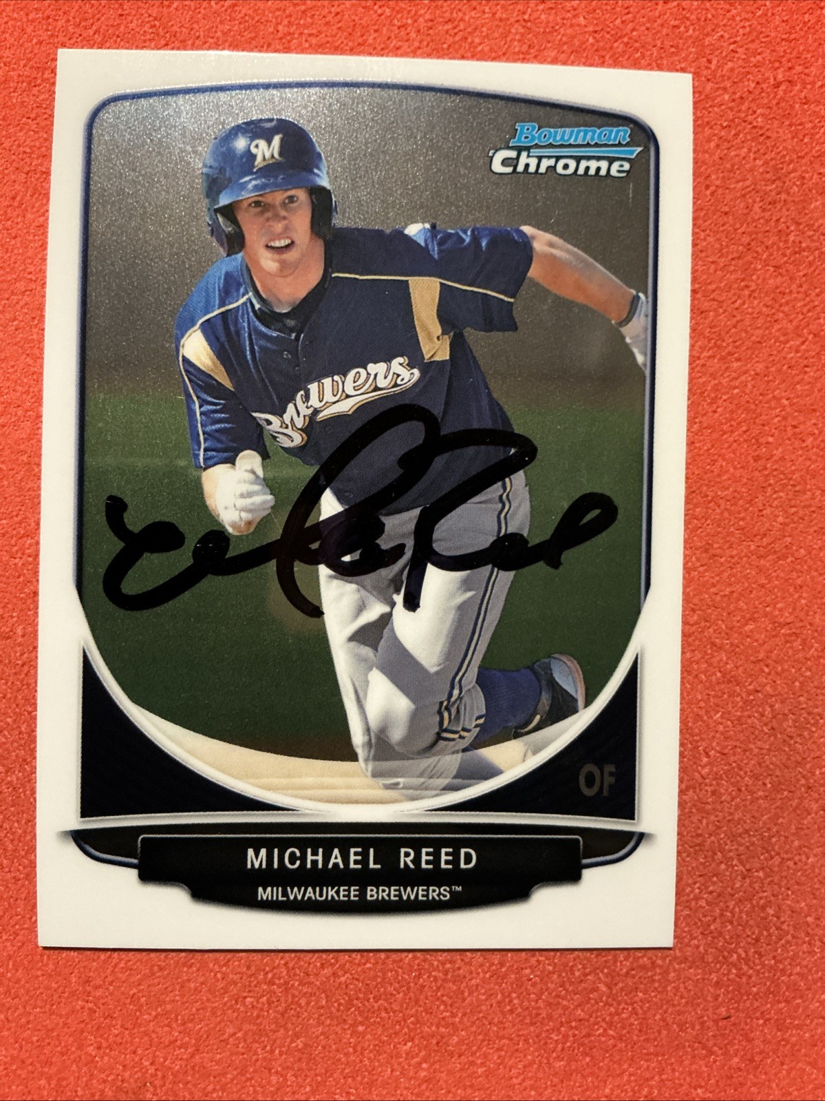Michael Reed 🔥🔥MLB: 2013 Bowman Chrome🔥🔥Autograph 🔥🔥 Michael Reed 🔥🔥MLB: 2013 Bowman Chrome🔥🔥Autograph 🔥🔥