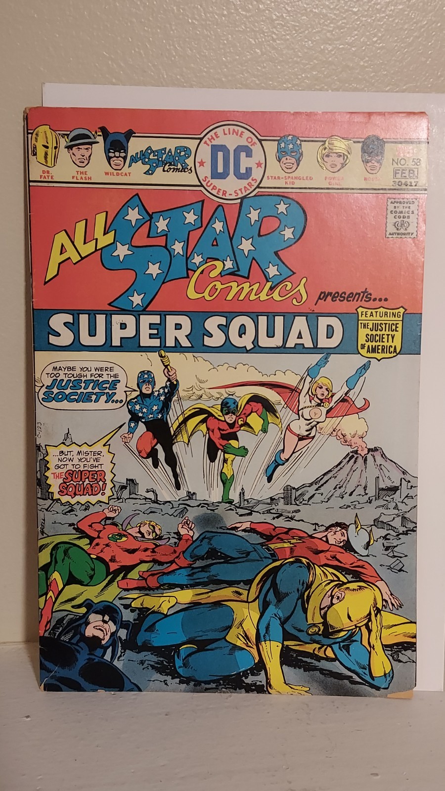 All Star Comics #58 (DC Comics 1976) Power Girl 1st Appearance All Star Comics #58 (DC Comics 1976) Power Girl 1st Appearance
