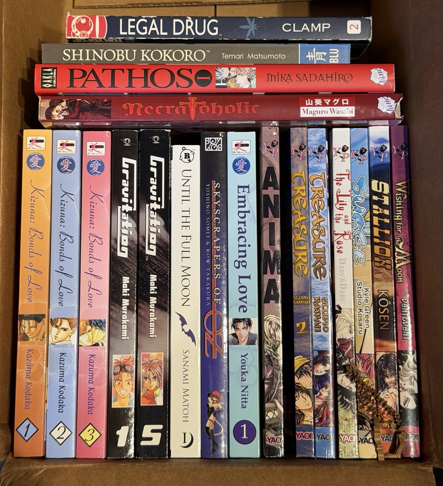 Lot Of 19 Vintage Yaoi + BL Manga 2000s Lot Of 19 Vintage Yaoi + BL Manga 2000s